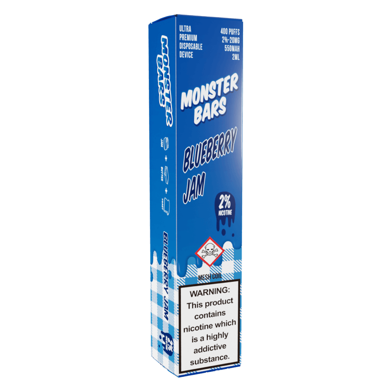 Monster Vape Labs Jam Monster Blueberry Disposable
