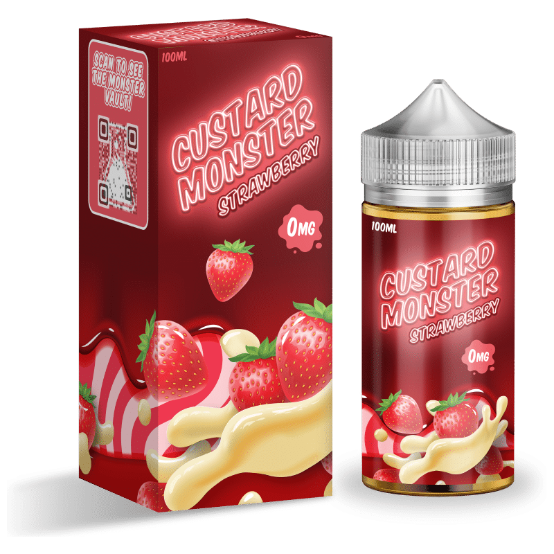 Monster Vape Labs Custard Monster Strawberry 100ml Vape Inc