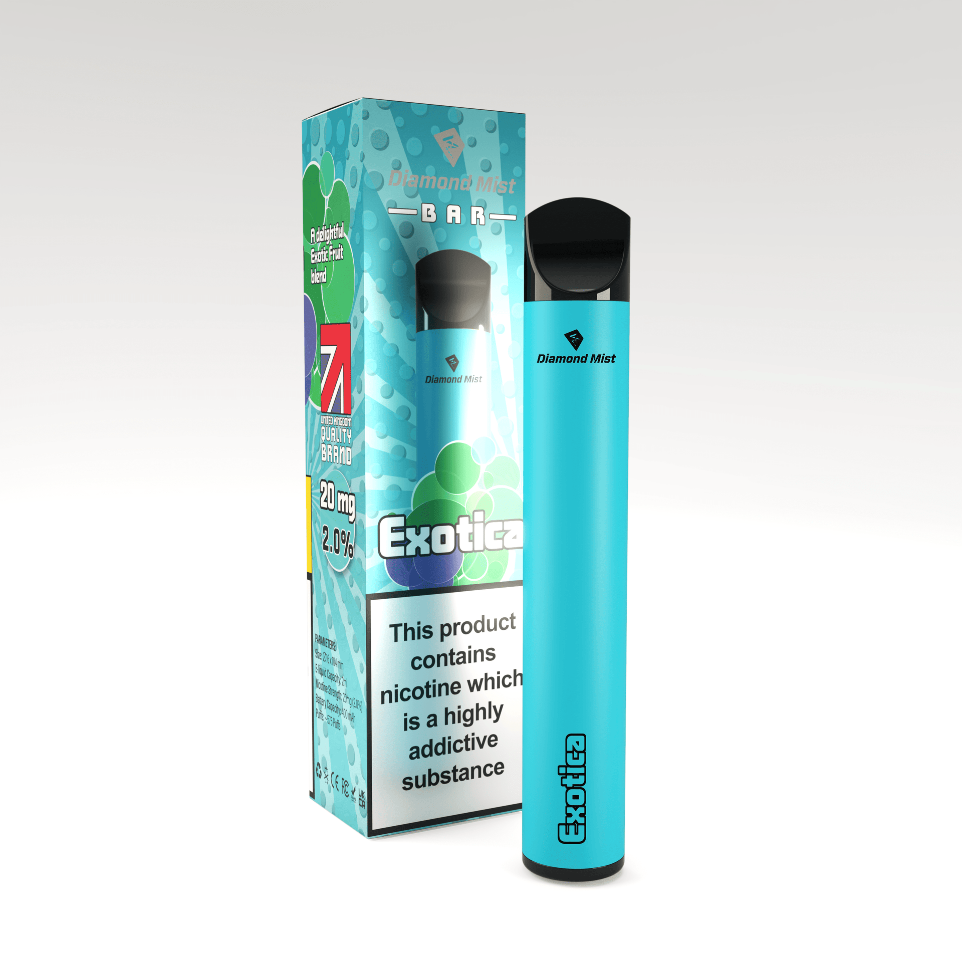 Diamond Mist Disposable Exotica Vape Inc